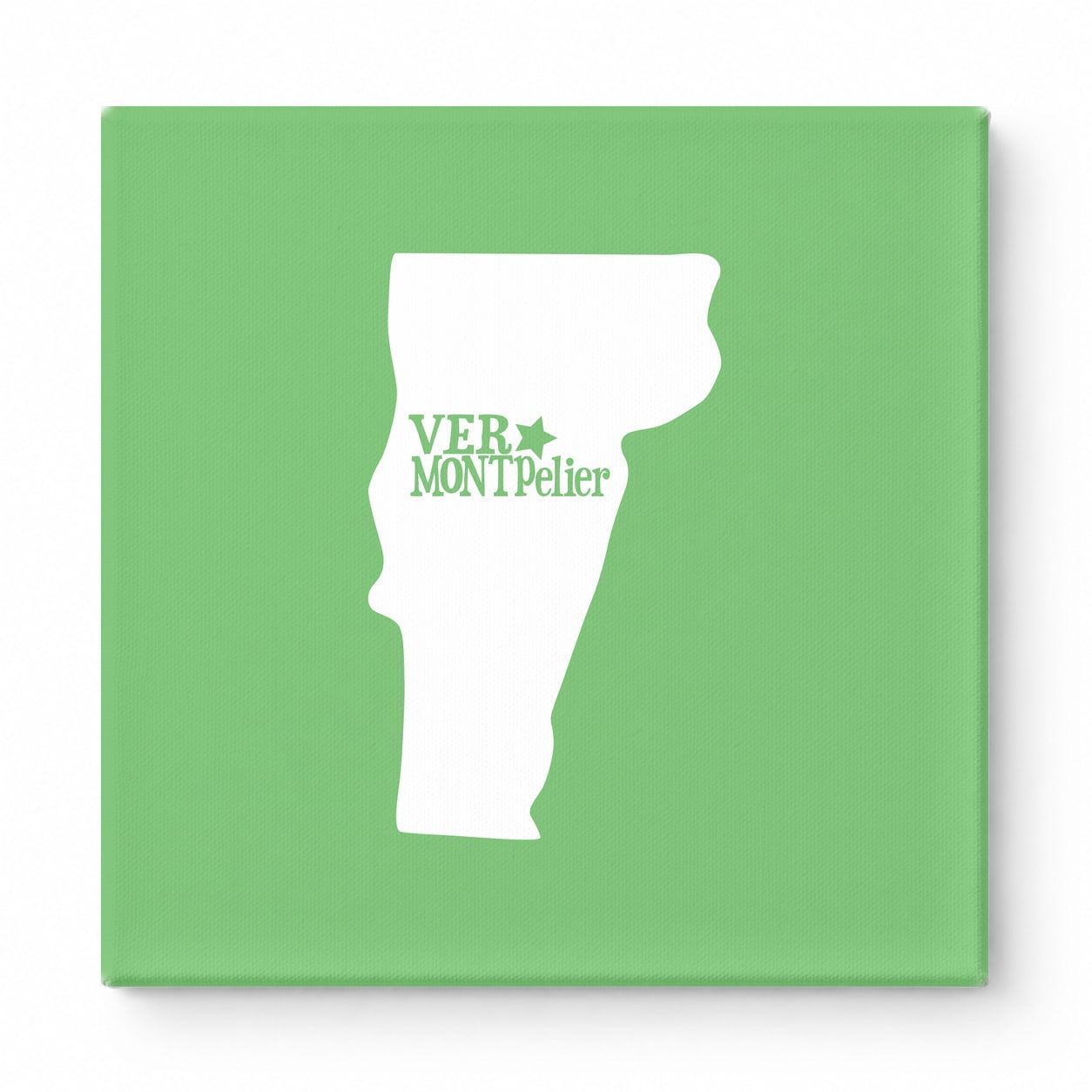 Home Sweet Montpelier — Vermont State Silhouette