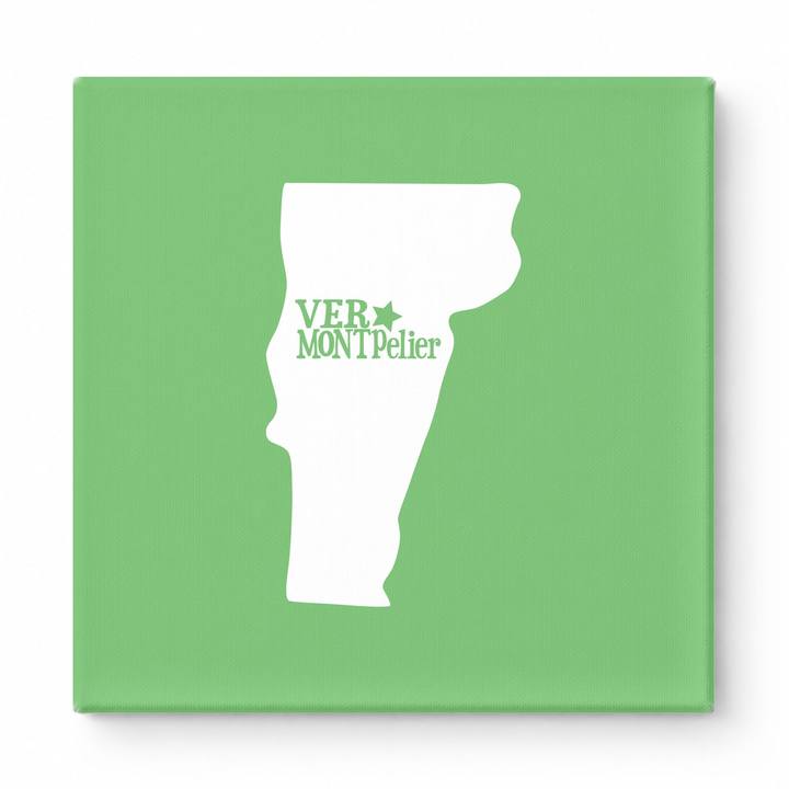 Home Sweet Montpelier — Vermont State Silhouette