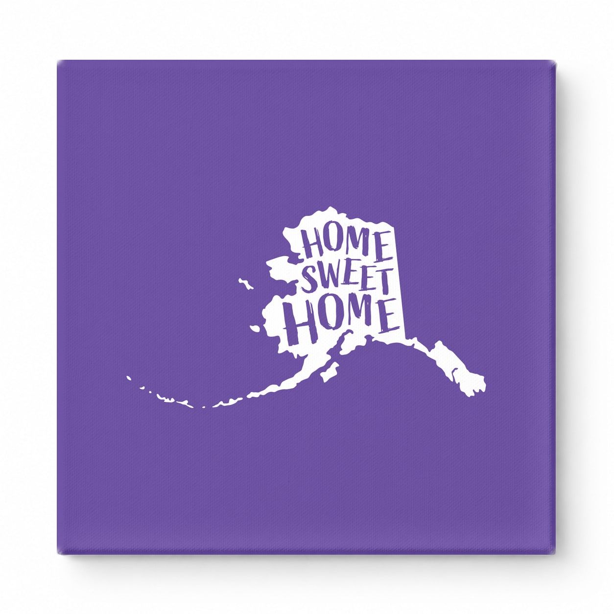HOME SWEET HOME — Alaska State Silhouette