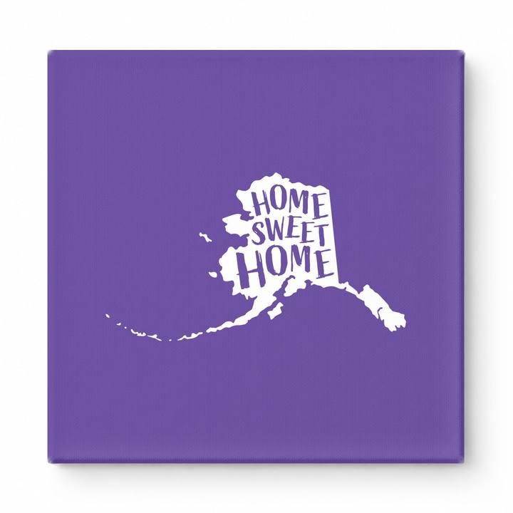 HOME SWEET HOME — Alaska State Silhouette