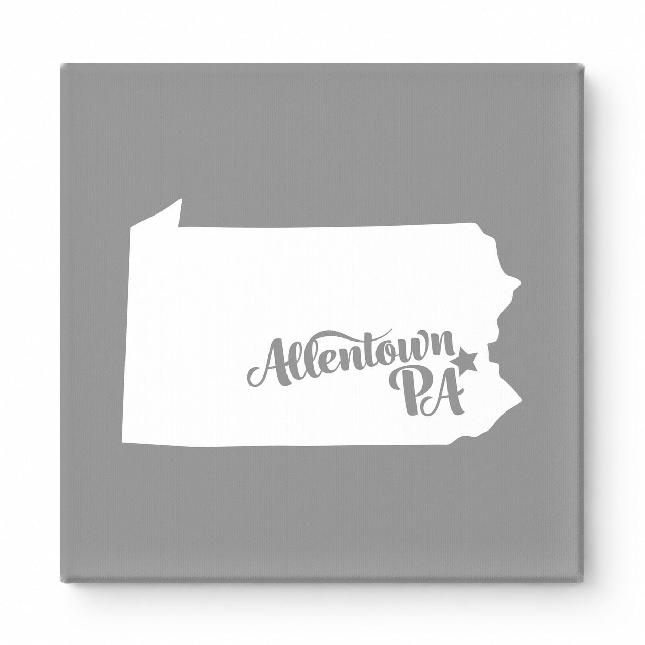 Home Sweet Allentown — Pennsylvania State Silhouette