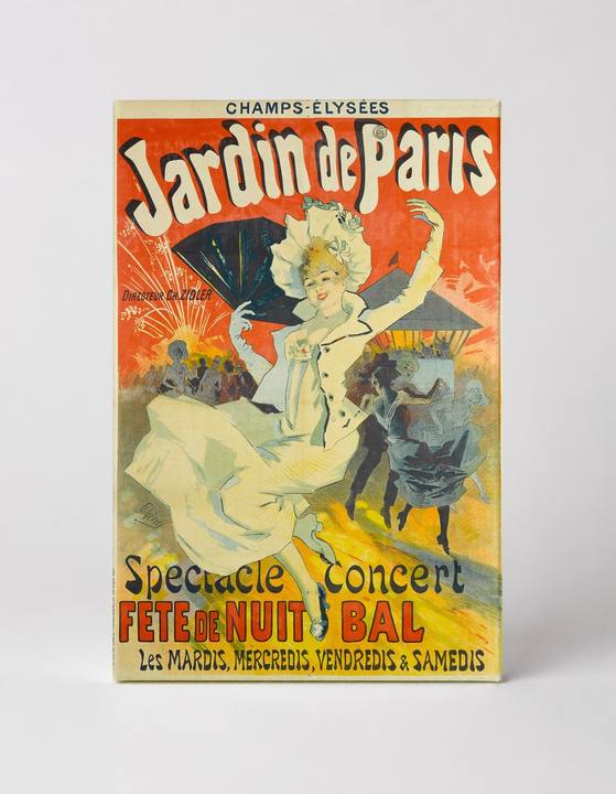 Jardin de Paris 1890s Belle Époque Cabaret Vintage Poster Wall Art
