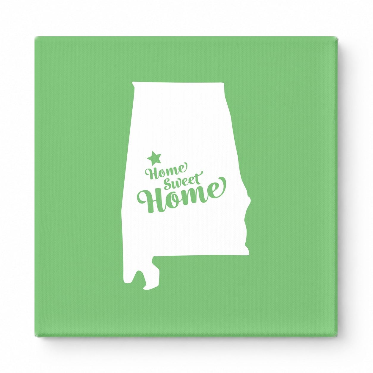 Home Sweet Montgomery — Alabama State Silhouette