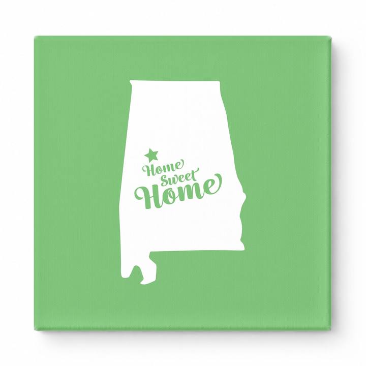 Home Sweet Montgomery — Alabama State Silhouette