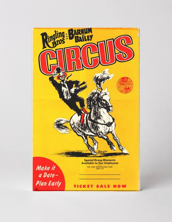 Ringling Bros Barnum Bailey Circus Vintage Advertising Poster Canvas Wall Art