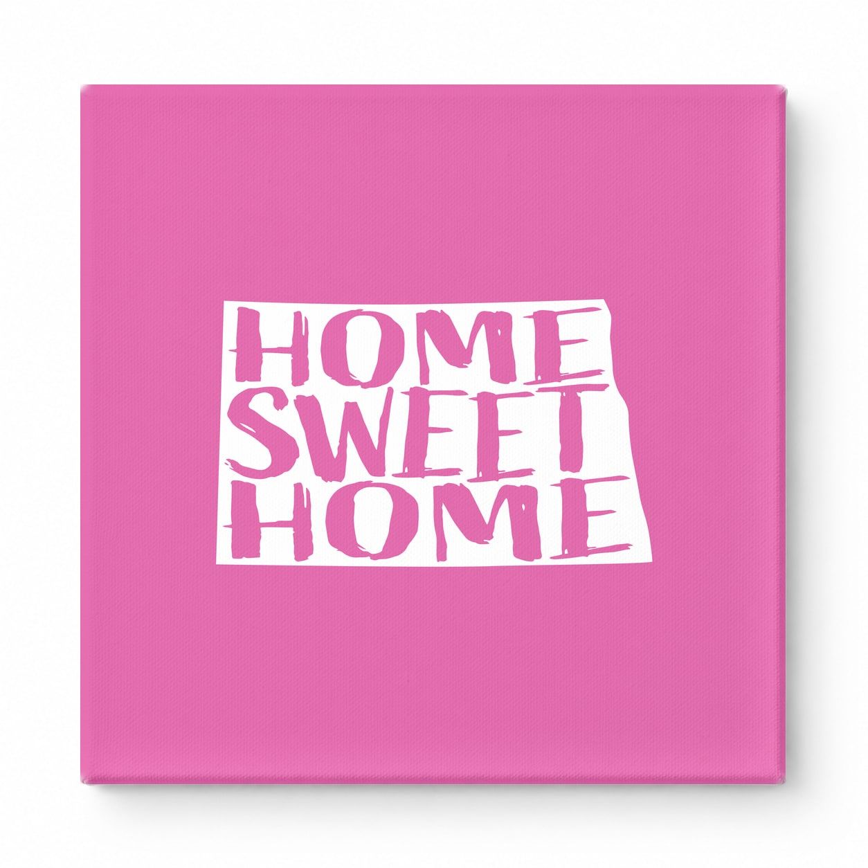 HOME SWEET HOME — North Dakota State Silhouette