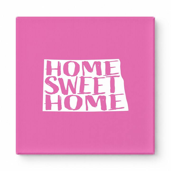 HOME SWEET HOME — North Dakota State Silhouette