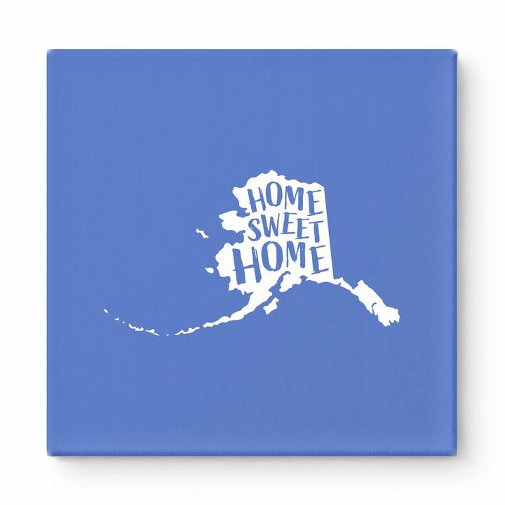 HOME SWEET HOME — Alaska State Silhouette