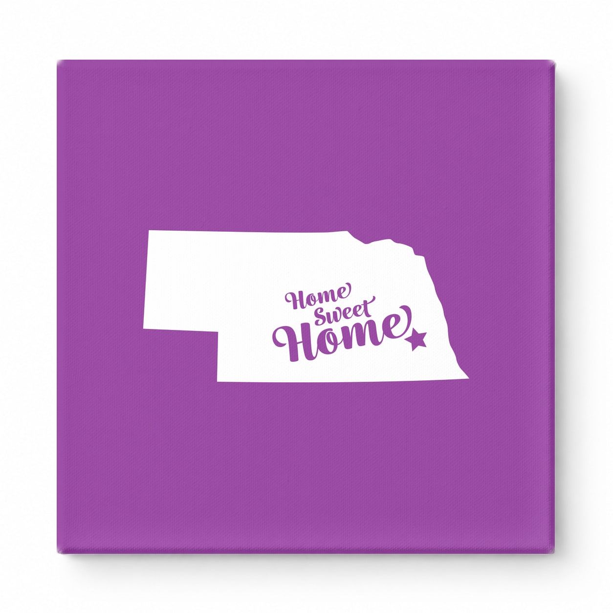 Home Sweet Lincoln — Nebraska State Silhouette