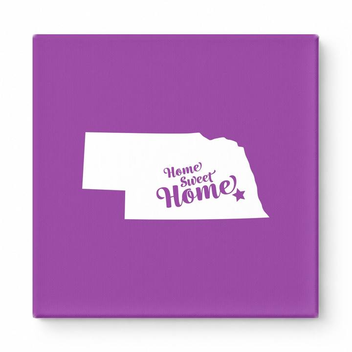 Home Sweet Lincoln — Nebraska State Silhouette