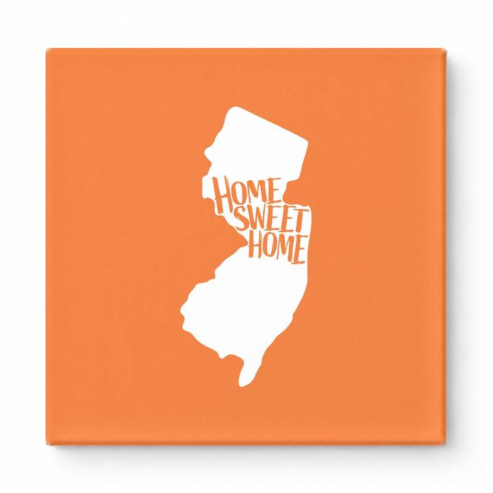 Home Sweet Jersey City — New Jersey State Silhouette
