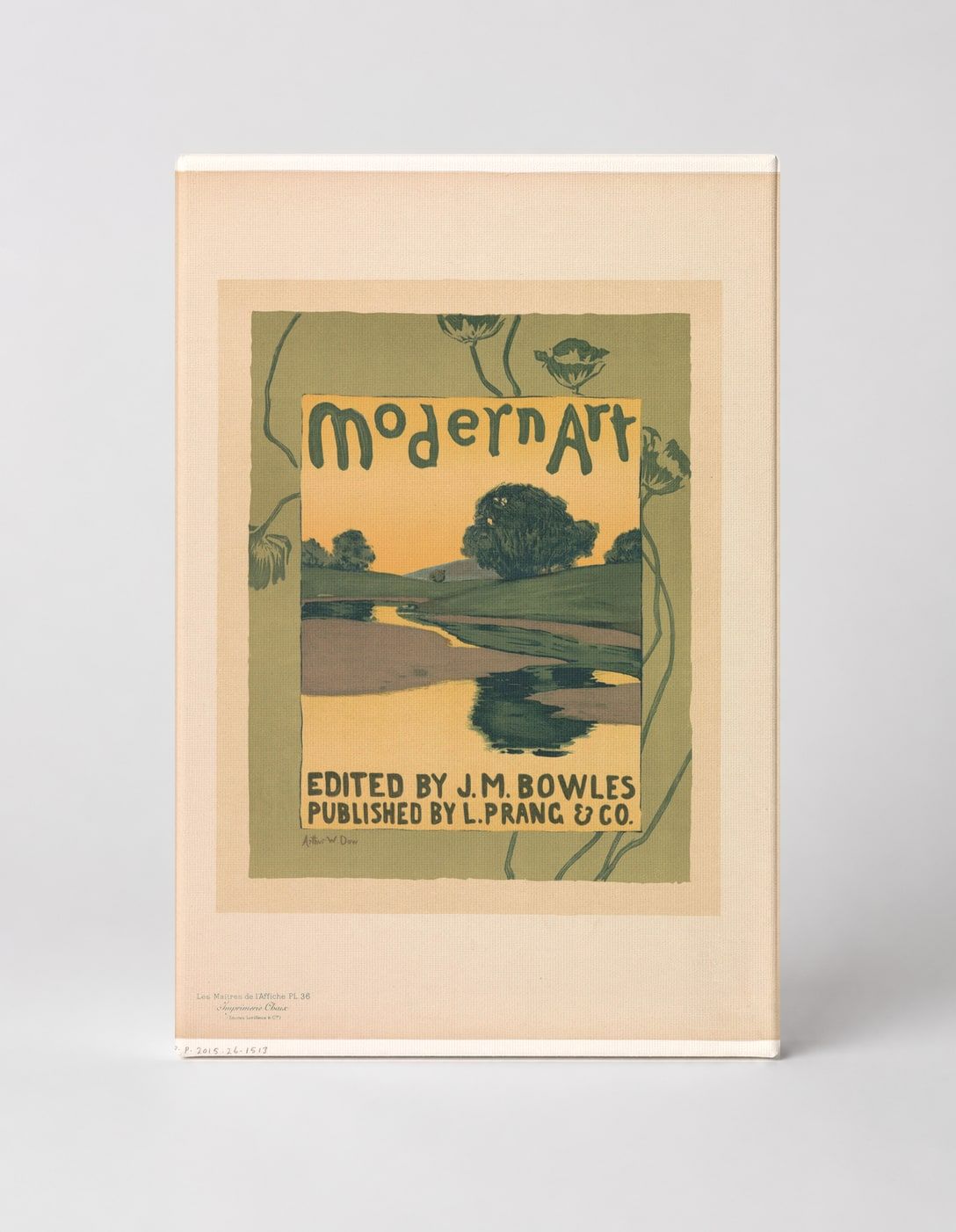 Modern Art Magazine 1895 - Art Nouveau Vintage Poster Wall Art