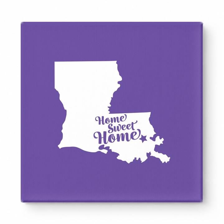 Home Sweet New Orleans — Louisiana State Silhouette