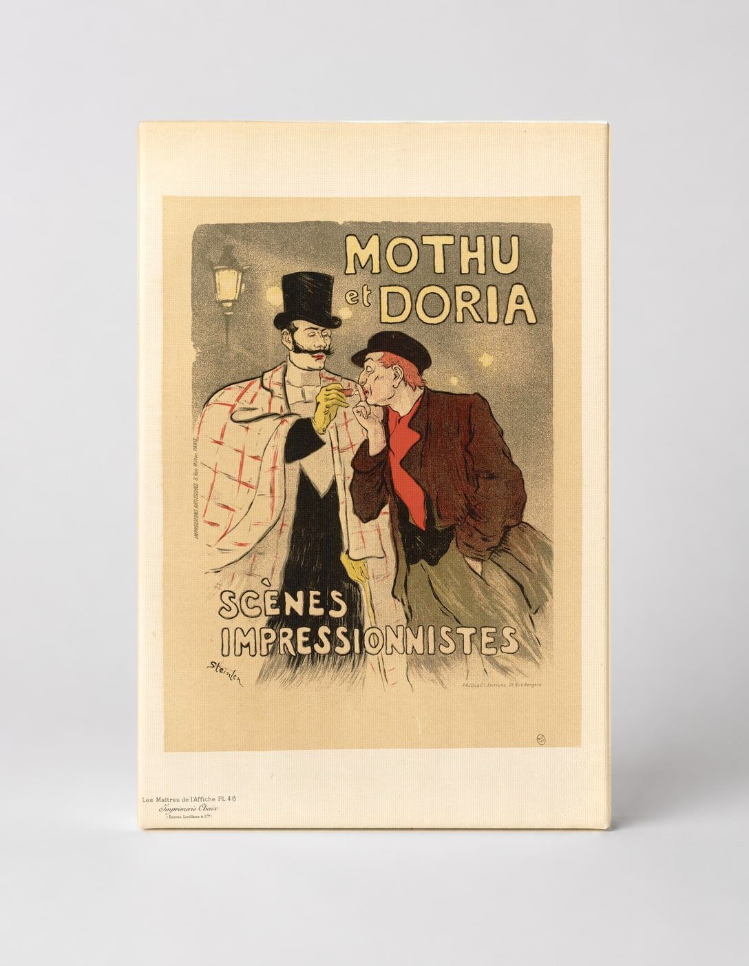 Mothu et Doria Scènes Impressionnistes 1893 - Belle Époque Vintage Poster Wall Art