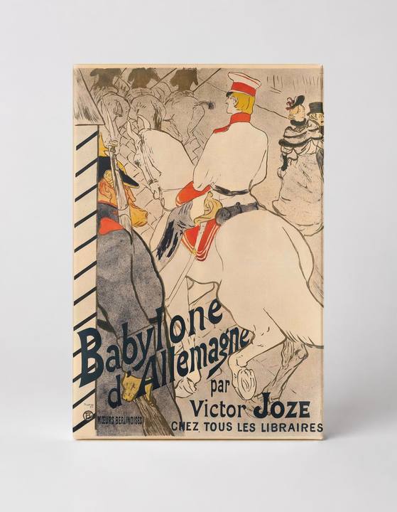Babylone d'Allemagne 1894 - Belle Époque Vintage French Poster Wall Art