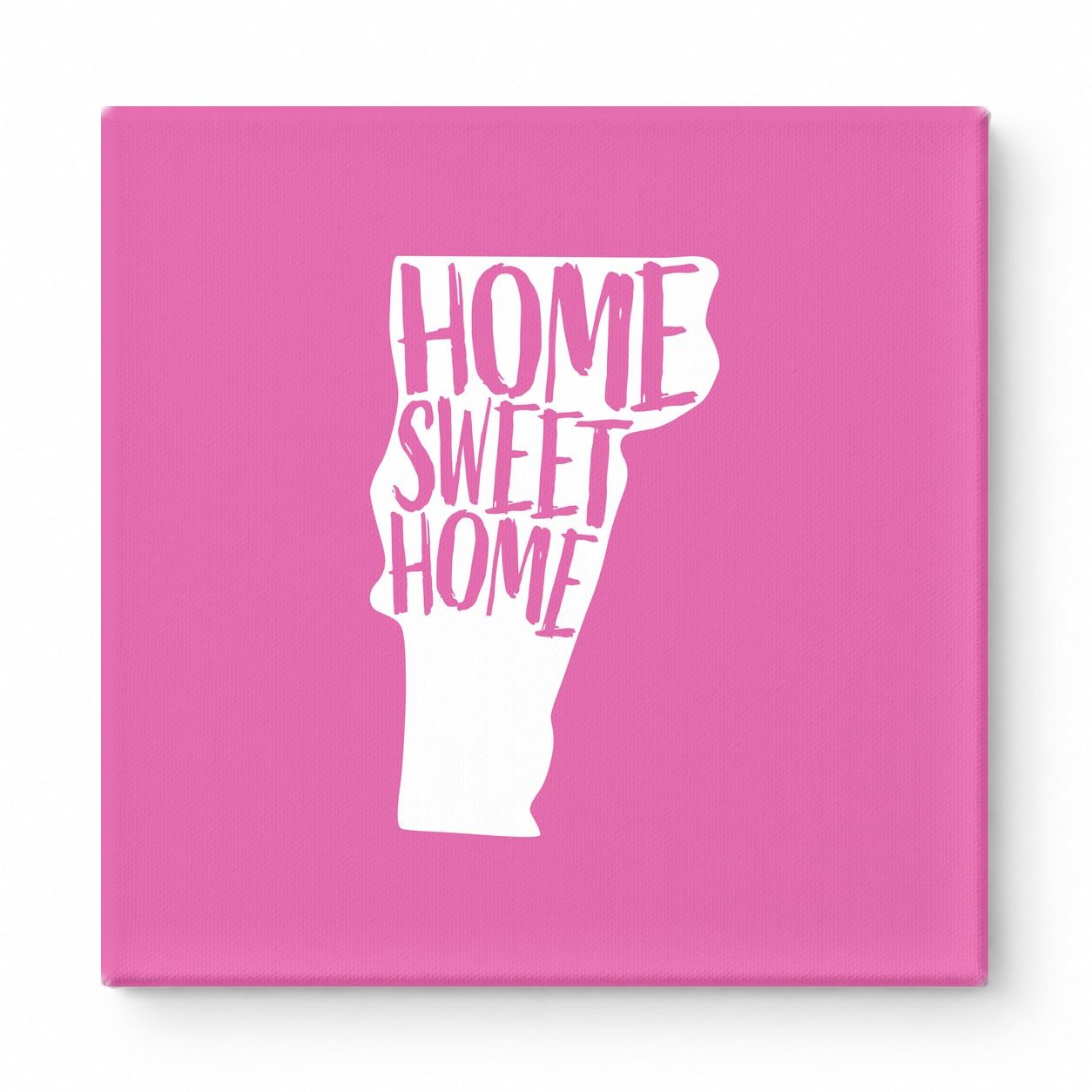 HOME SWEET HOME — Vermont State Silhouette