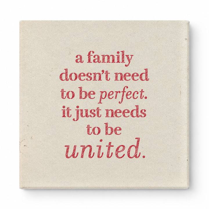A Family Doesn't Need to Be Perfect. It Just Needs to Be United — Soft Gradient Blur
