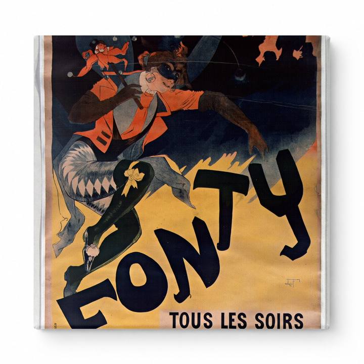Fonty Concert Européen 1890s - Belle Époque Vintage Poster Wall Art