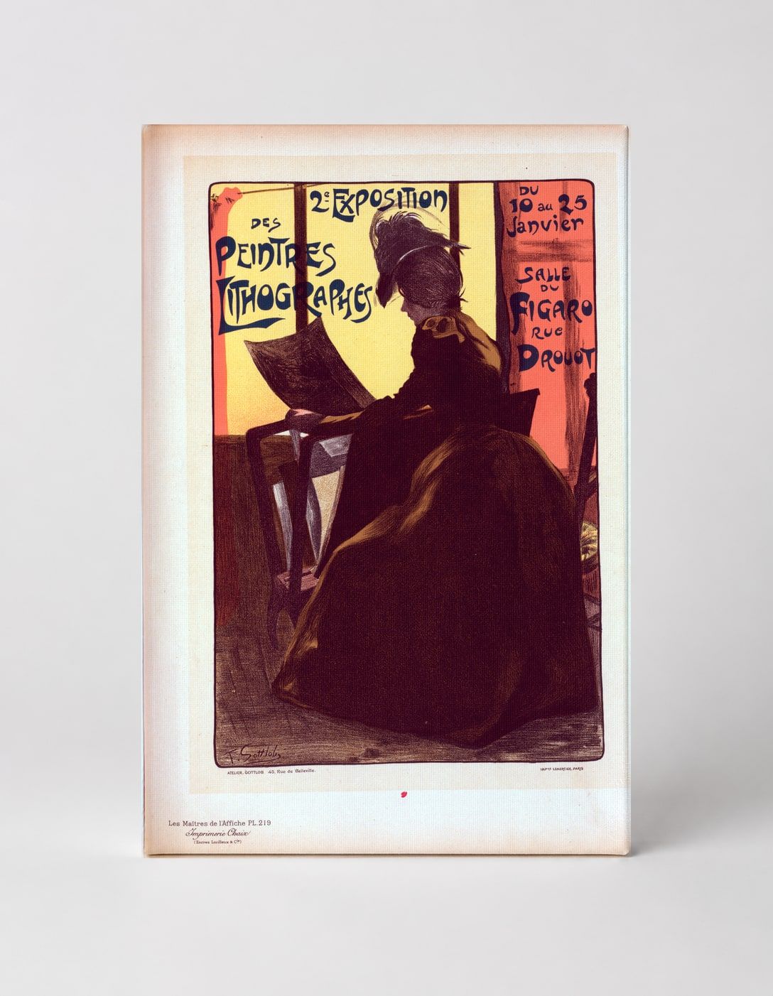Peintres Lithographes 1897 - Belle Époque French Exhibition Vintage Poster Wall Art