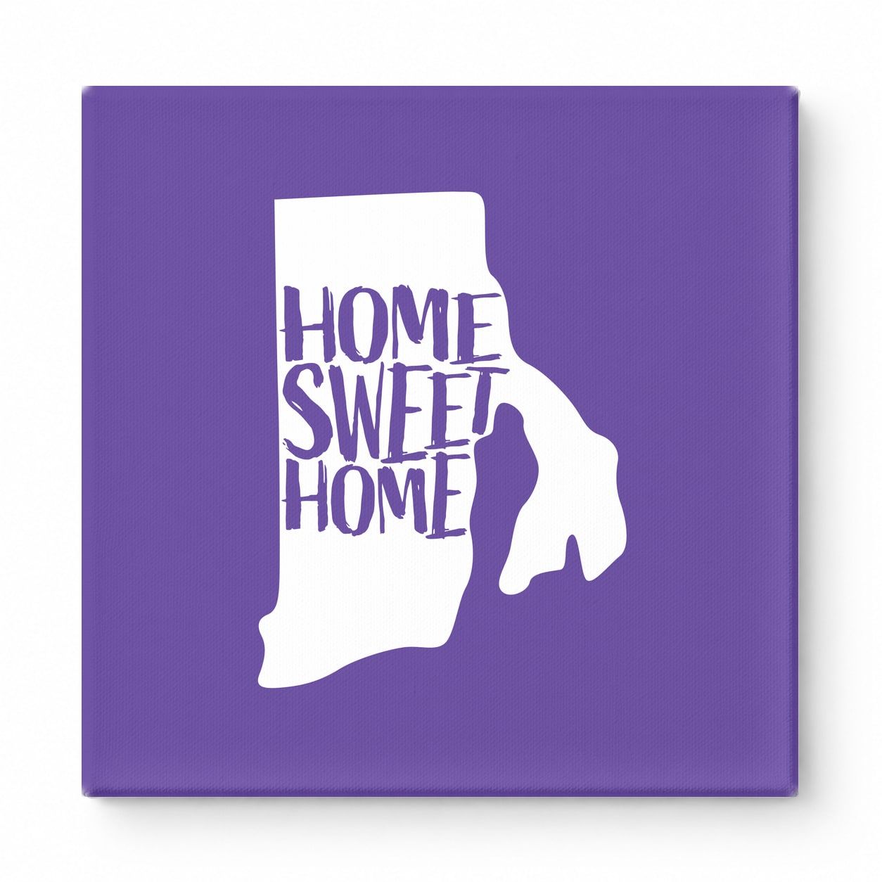 HOME SWEET HOME — Rhode Island State Silhouette