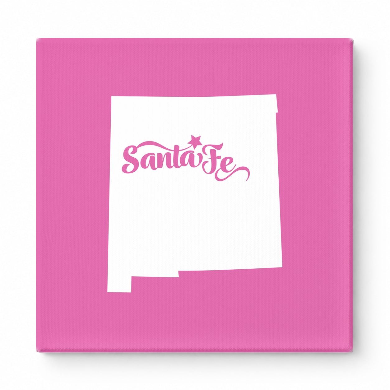 Home Sweet Santa Fe — New Mexico State Silhouette