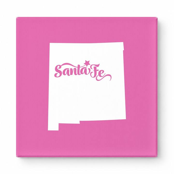 Home Sweet Santa Fe — New Mexico State Silhouette
