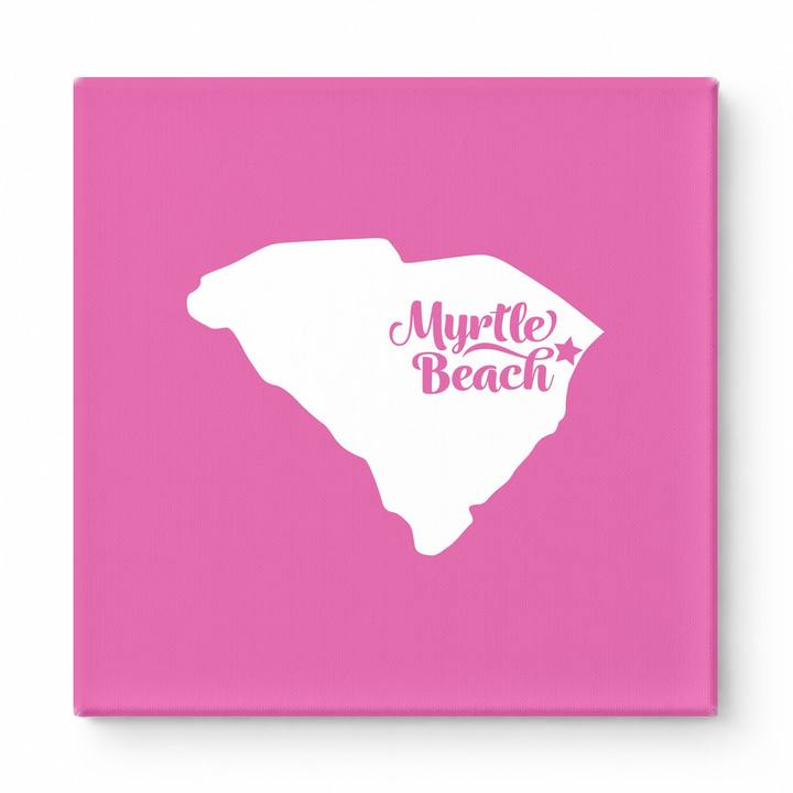 Home Sweet Myrtle Beach — South Carolina State Silhouette