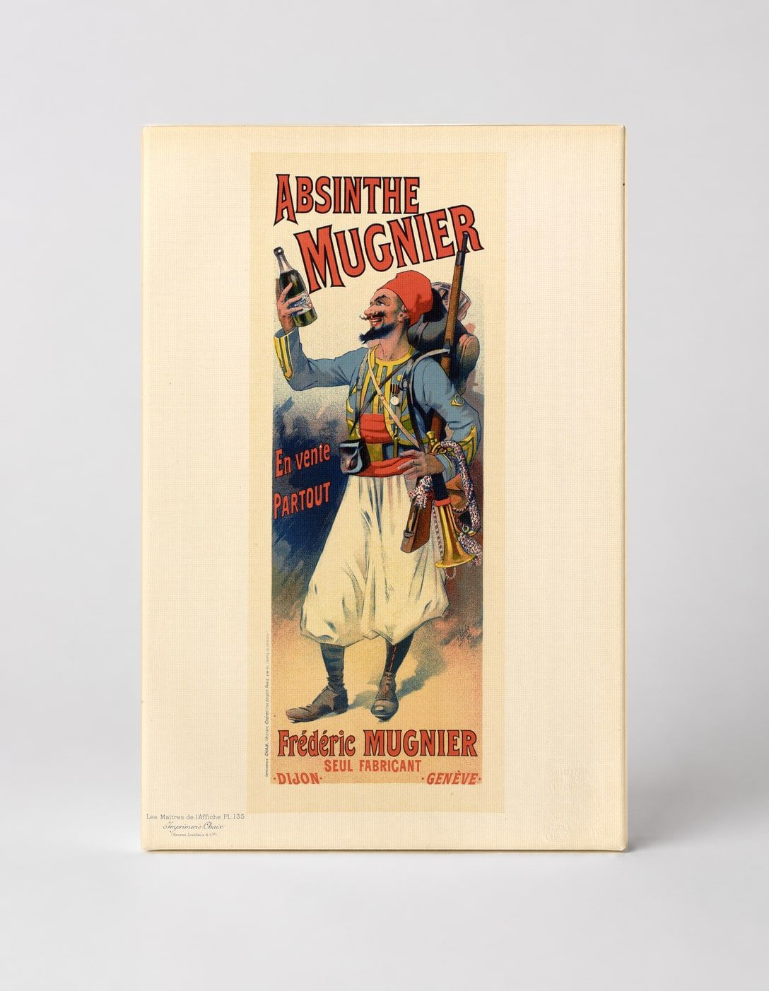 Absinthe Mugnier 1890s - Belle Époque Vintage French Advertising Poster Wall Art