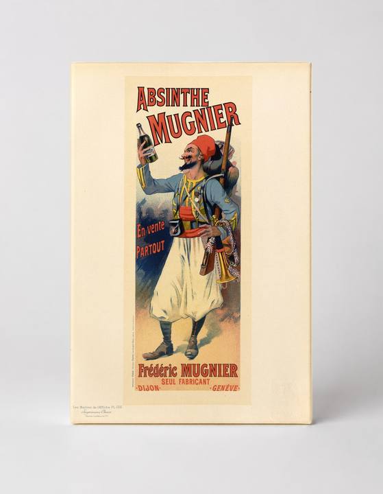 Absinthe Mugnier 1890s - Belle Époque Vintage French Advertising Poster Wall Art