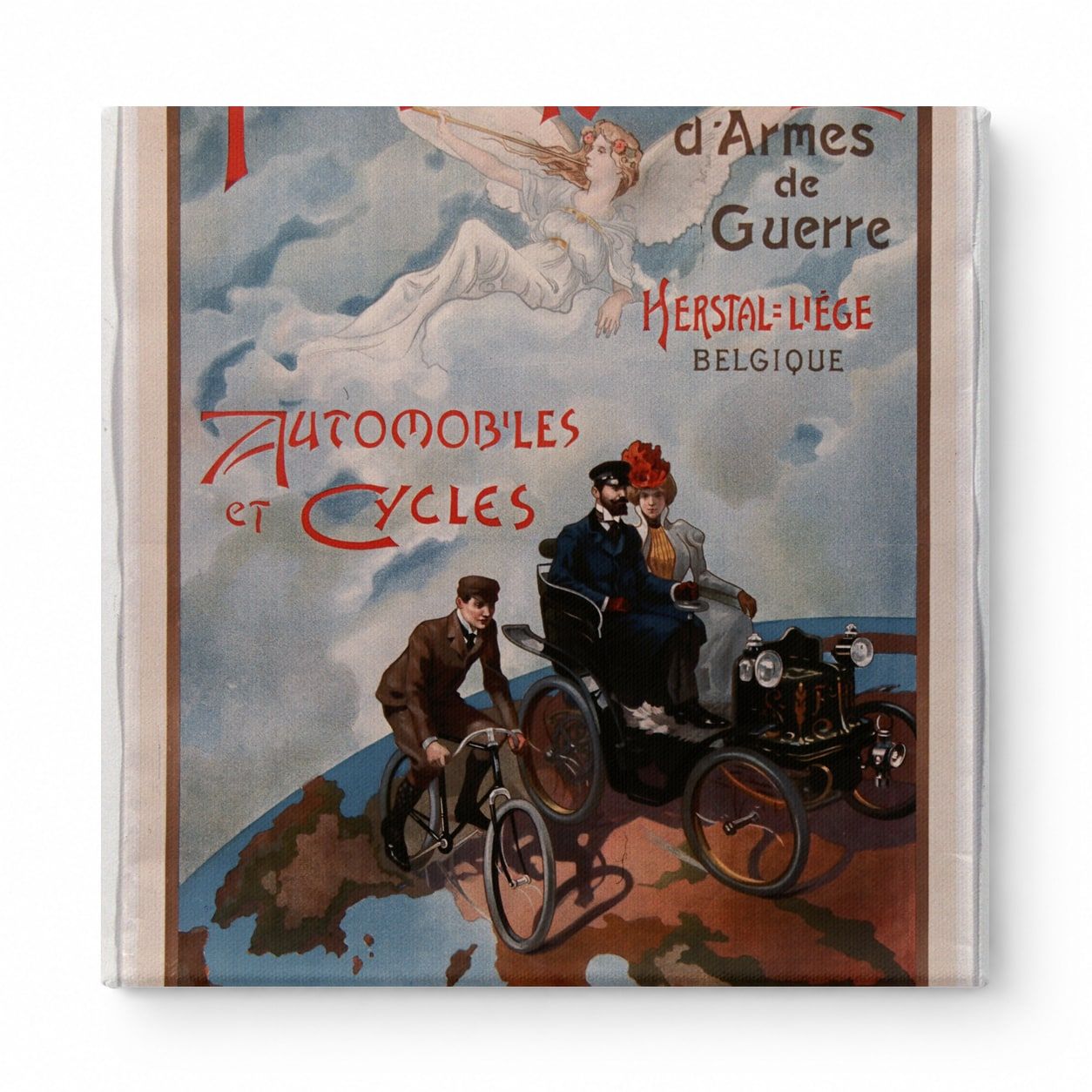 Fabrique Nationale d'Armes de Guerre 1900 - Belle Époque Vintage Poster Wall Art