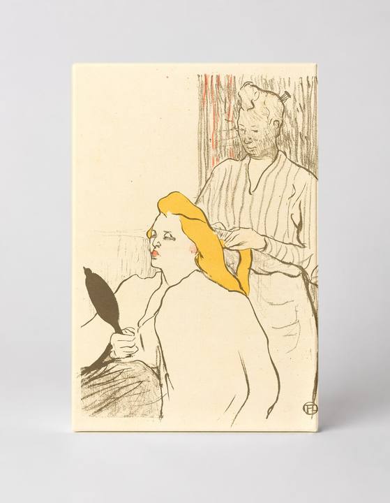 La Coiffure 1890s - Belle Epoque Hairdressing Vintage Poster Wall Art