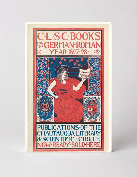CLSC Books German-Roman Year 1897-98 - Victorian Literary Vintage Poster Wall Art