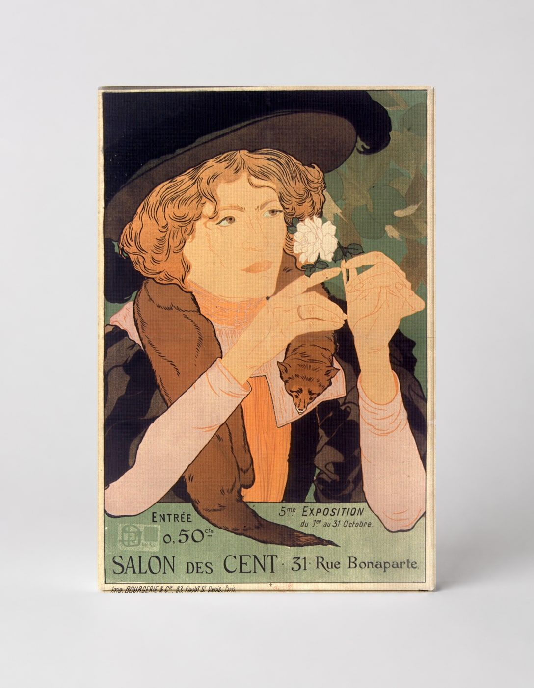 Salon des Cent 1896 - Art Nouveau French Exhibition Vintage Poster Wall Art