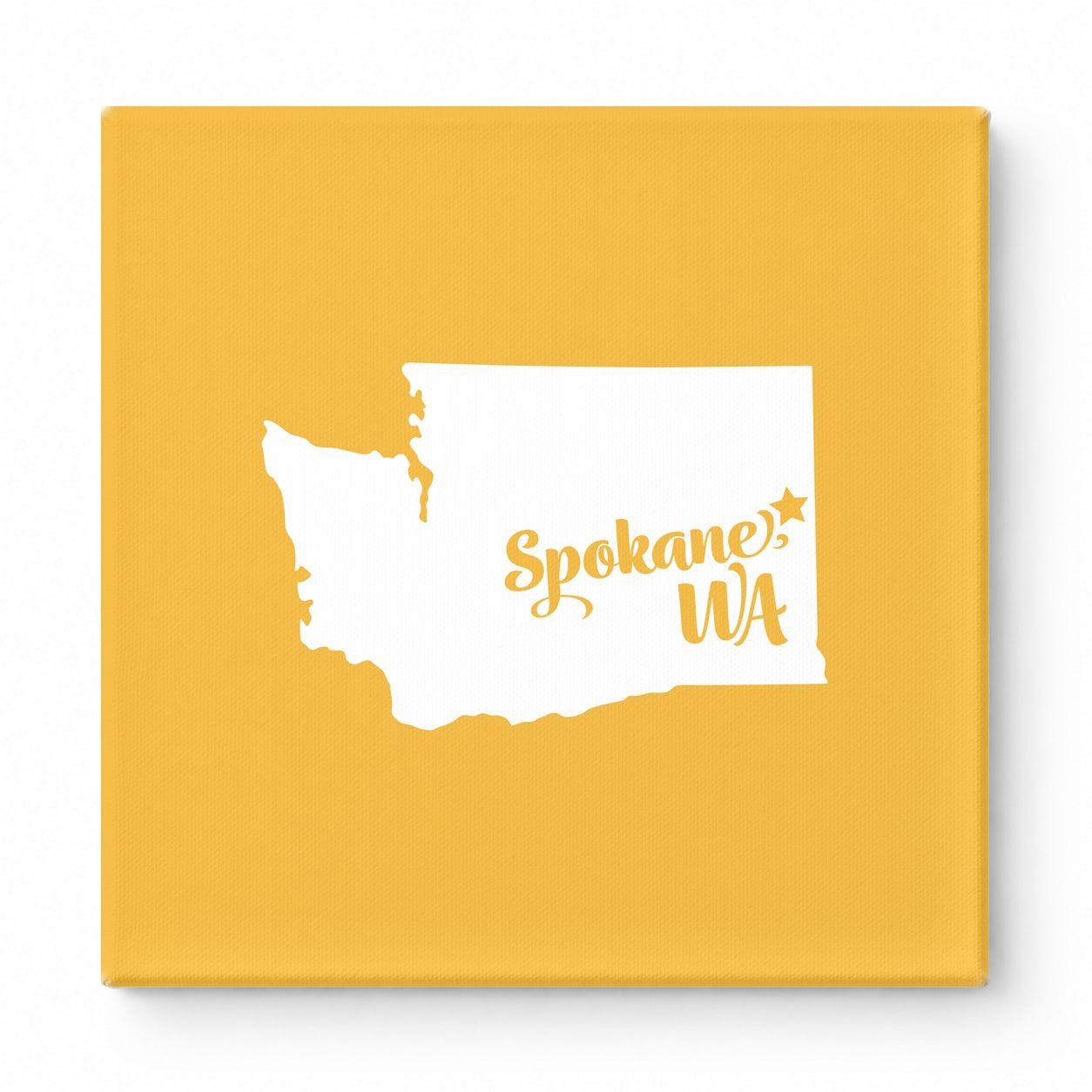 Home Sweet Spokane — Washington State Silhouette