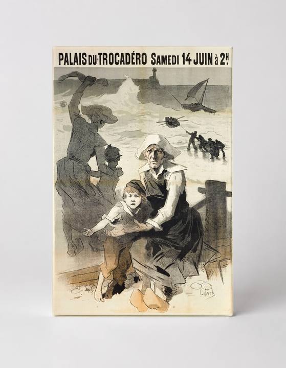Palais du Trocadéro 1884 – French Belle Époque Vintage Poster Wall Art