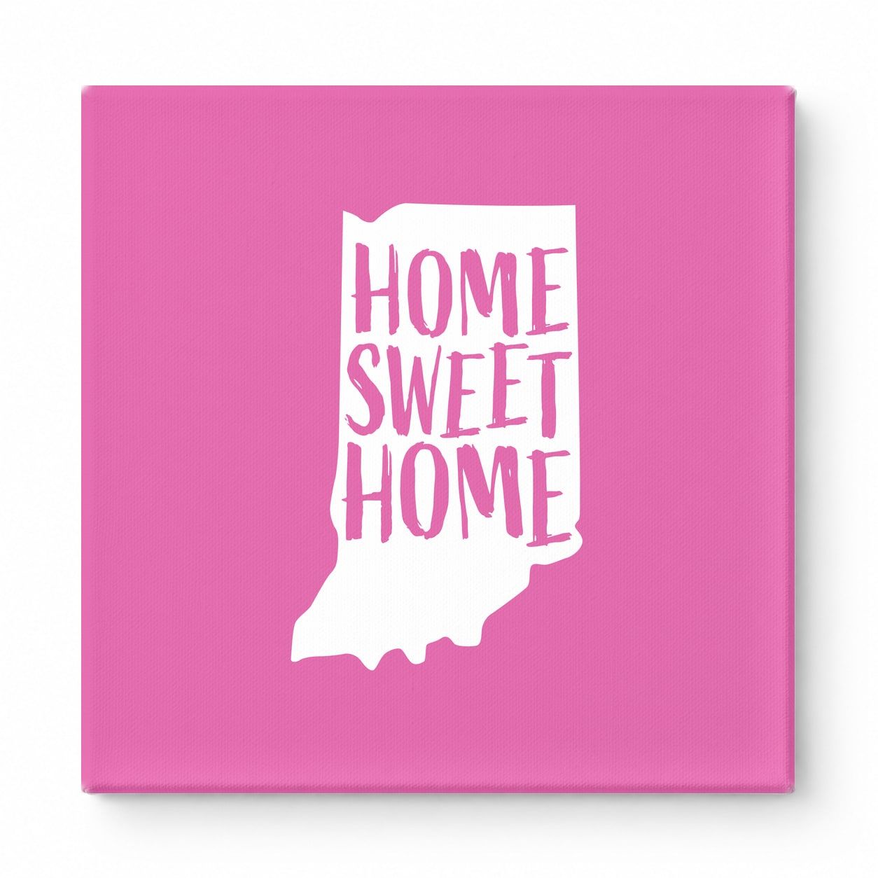 HOME SWEET HOME — Indiana State Silhouette