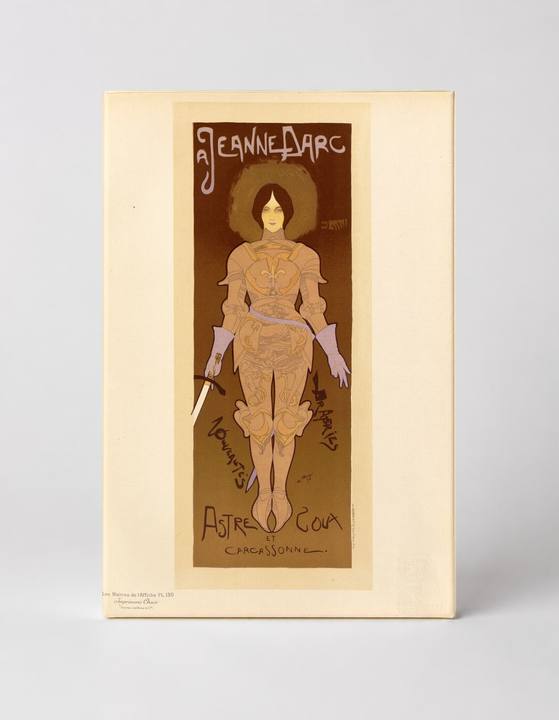 Jeanne d'Arc 1890s Art Nouveau Theatre Vintage Poster Canvas Wall Art
