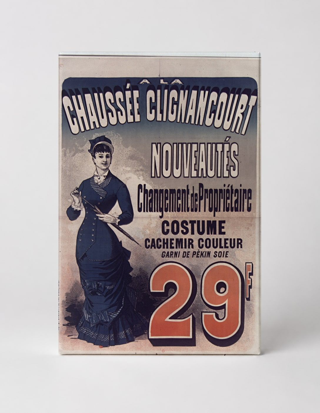 Chaussée Clignancourt 1880s French Fashion Poster – Belle Époque Vintage Wall Art