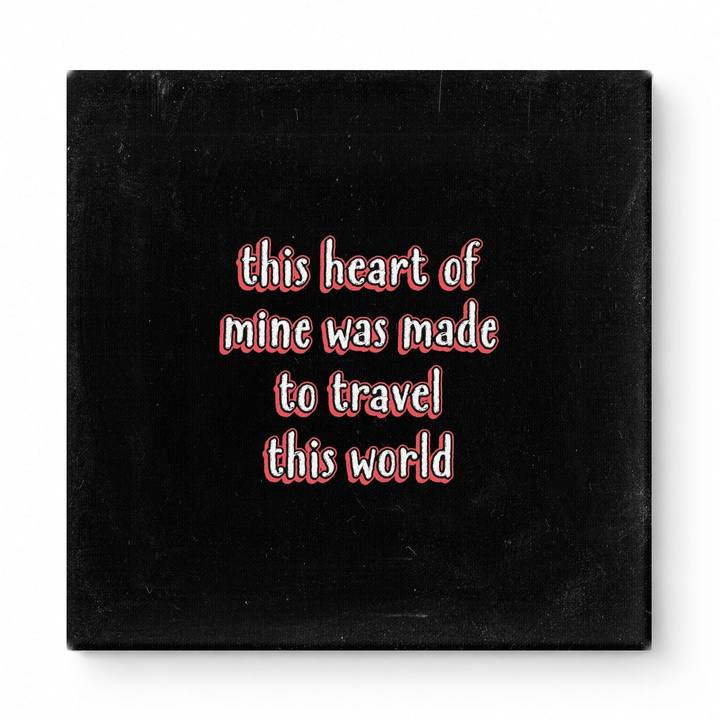 This Heart of Mine Was Made to Travel This World — Geometric Low-Poly