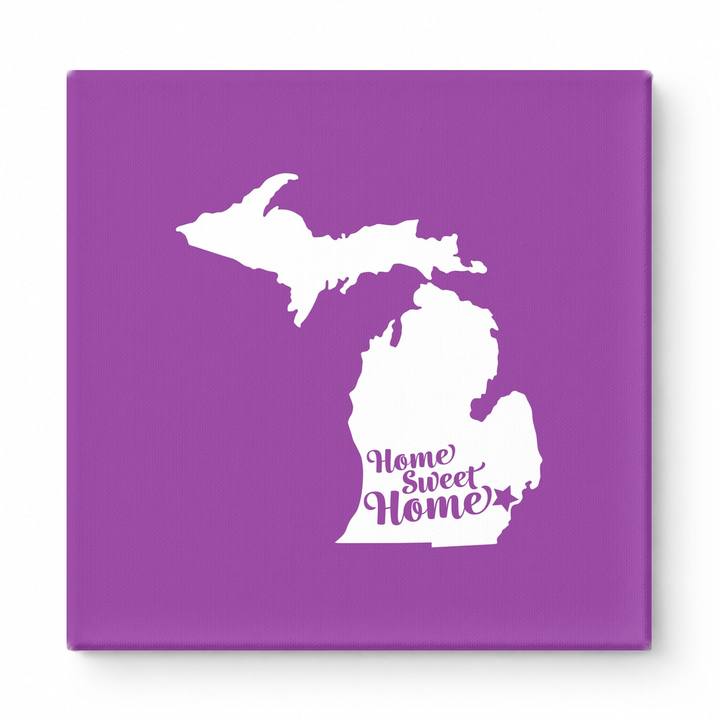 Home Sweet Home — Michigan State Silhouette