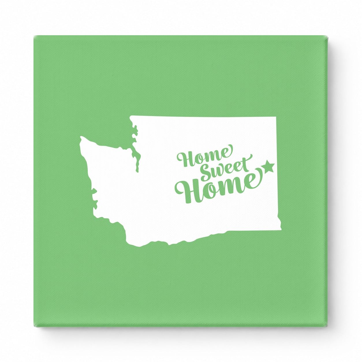 Home Sweet Seattle — Washington State Silhouette