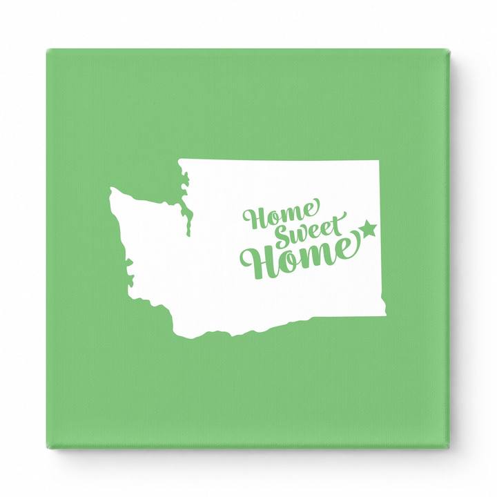 Home Sweet Seattle — Washington State Silhouette