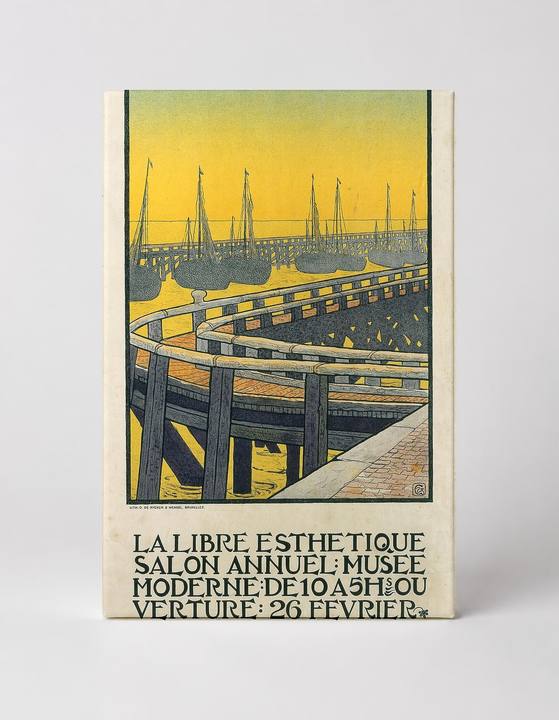 La Libre Esthétique 1896 Salon Annuel - Art Nouveau Vintage Poster Wall Art