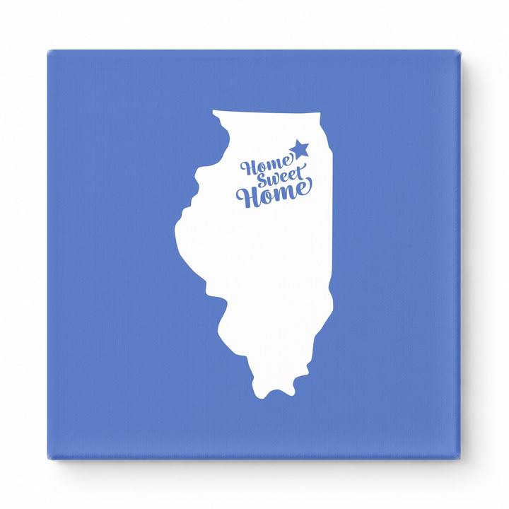 Home Sweet Chicago — Illinois State Silhouette