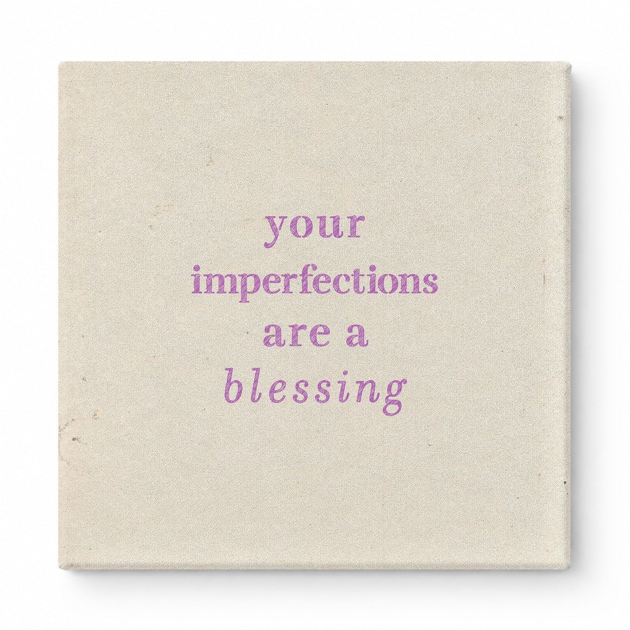 Your Imperfections Are a Blessing — Chalkboard Lettering