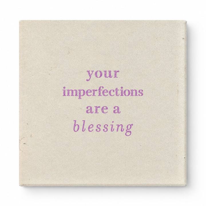 Your Imperfections Are a Blessing — Chalkboard Lettering