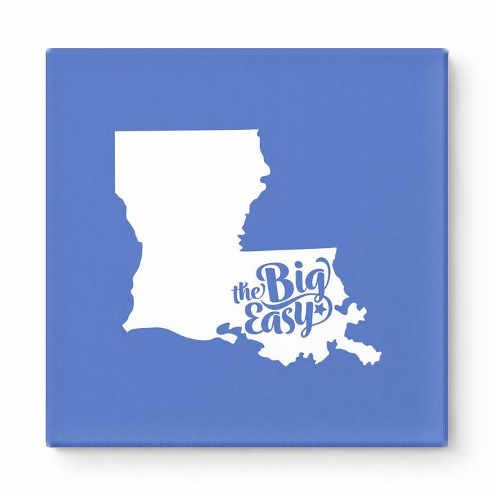 Home Sweet New Orleans — Louisiana State Silhouette