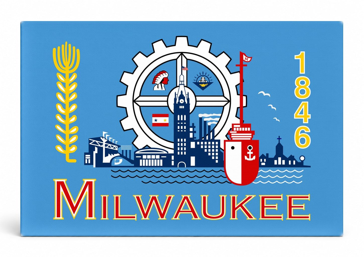 Milwaukee City Flag