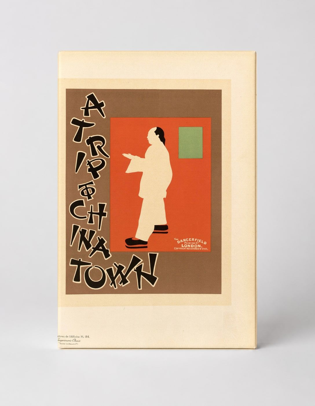 A Trip to Chinatown 1890s - Vintage Theatre Poster Canvas Wall Art
