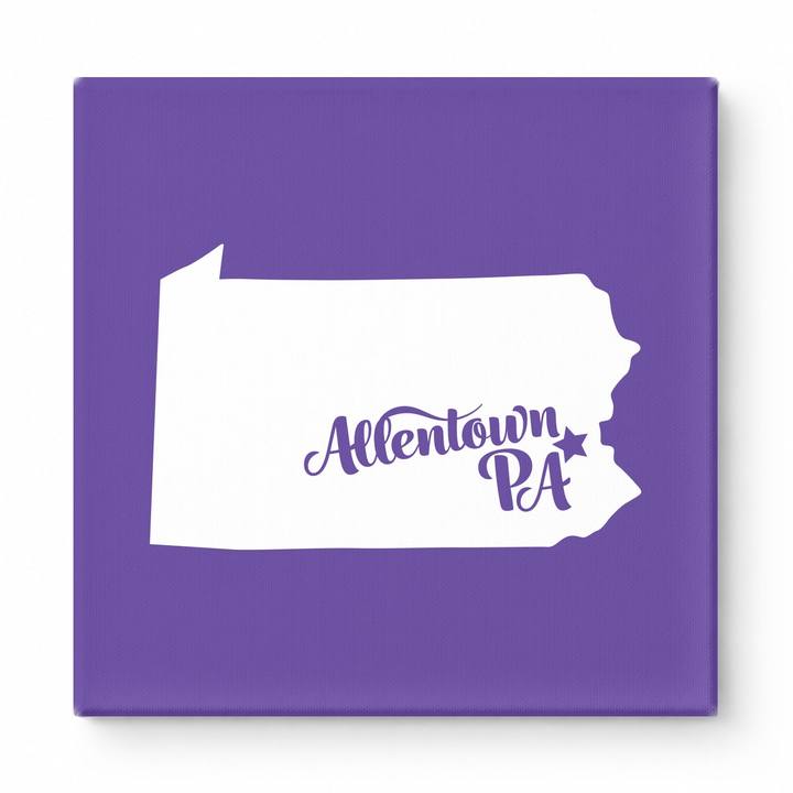 Home Sweet Allentown — Pennsylvania State Silhouette